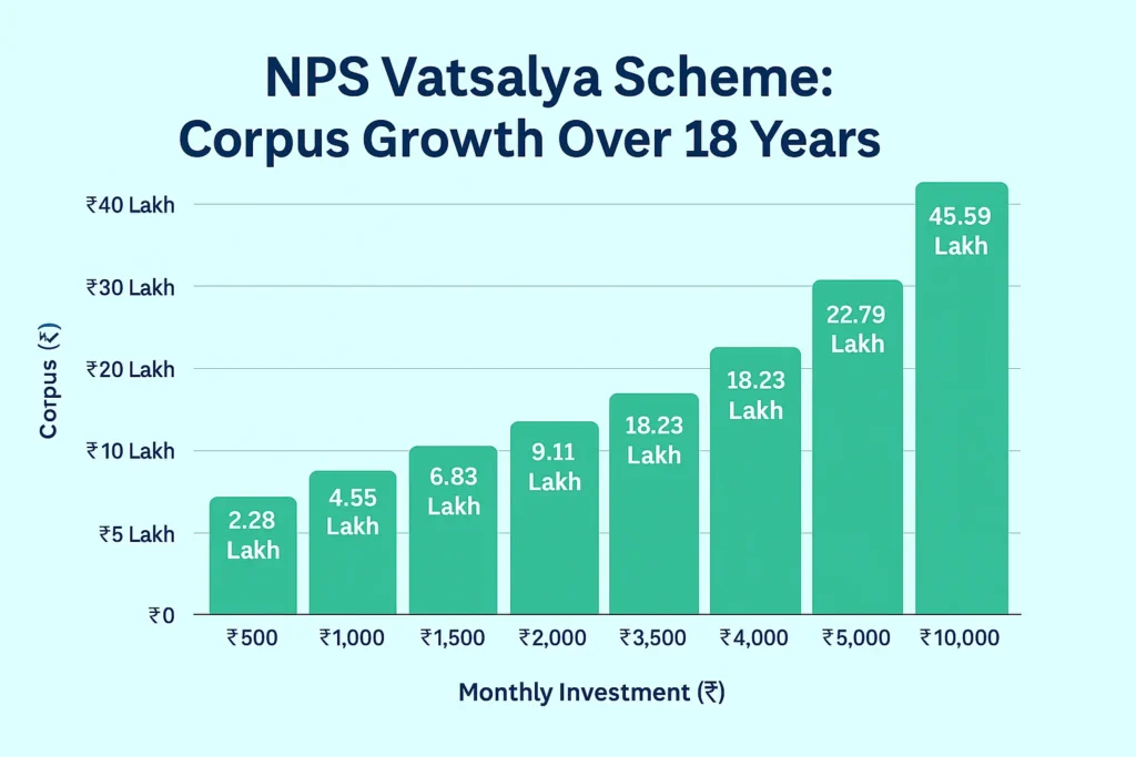 NPS Vatsalya Scheme Corpus Growth Projection