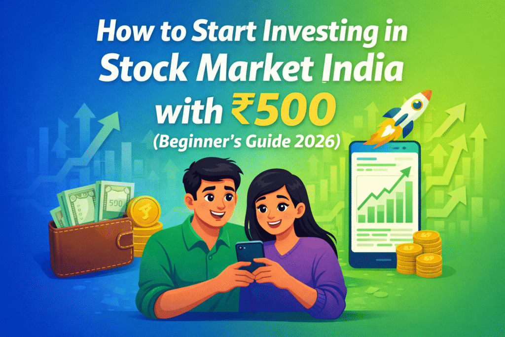 How to Start Investing in Stock Market India with 500 Rupees