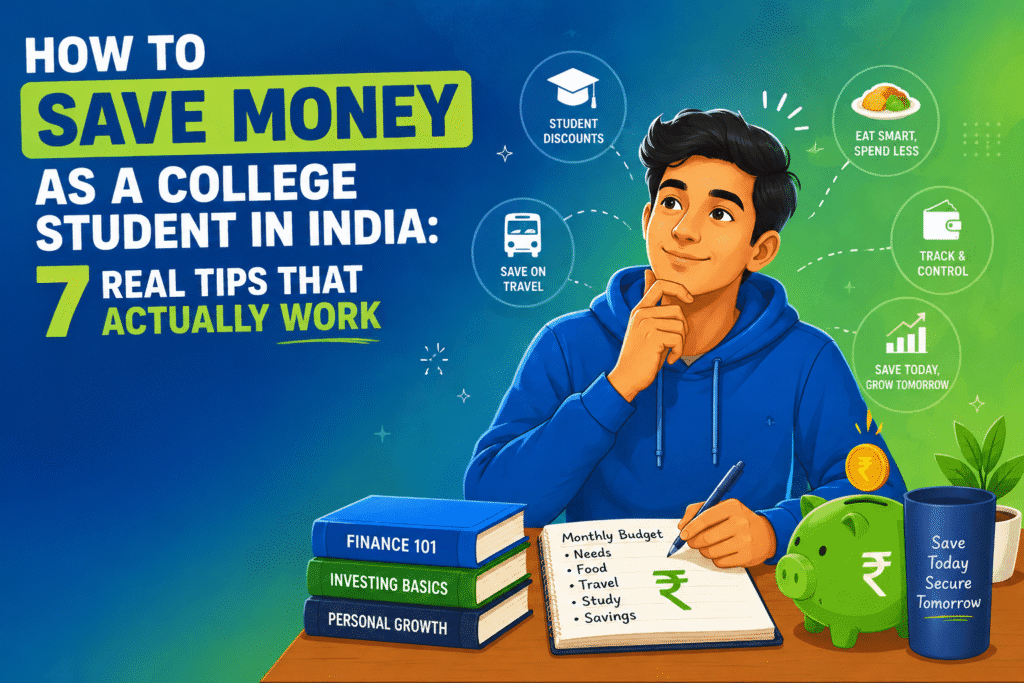 save money as a college student in India